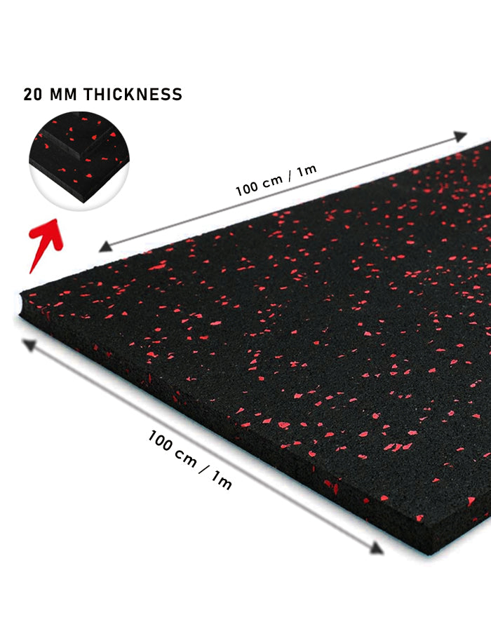 1441 Fitness Commercial Rubber Flooring for Gym 20 mm